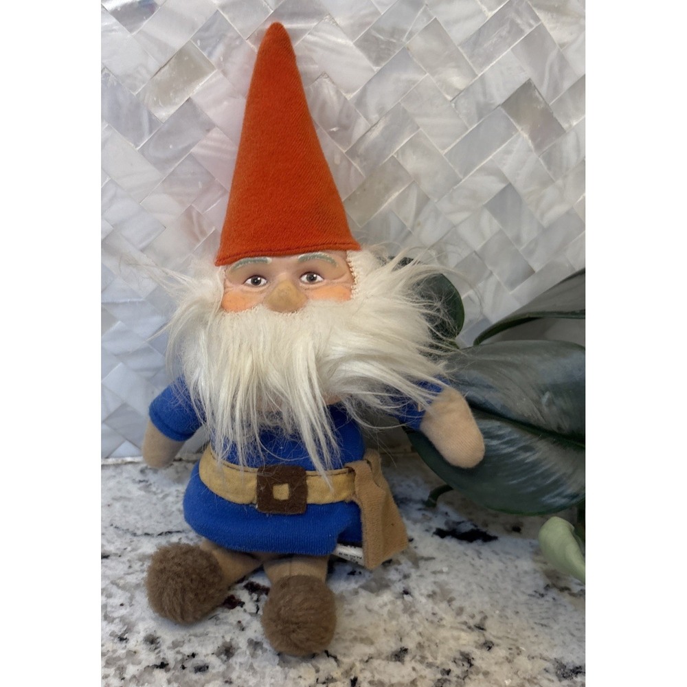 1978 Knickerbocker Gnome Plush Unieboek B.V. Rien Poortvliet Rubber Face Vtg